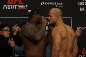 Houstonian derrick lewis (@thebeast_ufc), who will fight for the @ufc interim heavyweight title aug 7 at toyota center, will throw out the first pitch tonight. Ufc Wichita Weigh In And Face Off Photo Highlights