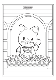 17 Coloring Pages Of Calico Critters On Kids N Fun Co Uk Op Kids N Fun Vind Je Altijd De Leukste Kle Family Coloring Pages Family Coloring Cool Coloring Pages