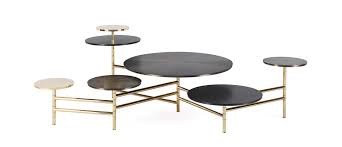 This makes the table more stable while maintaining ample space for kneeling or sitting around it. Doyle Gianfranco Ferre Home