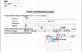 Yang bertanda tangan di bawah ini: Cara Membuat Dan Contoh Surat Izin Sakit Dari Dokter Alterra Bills