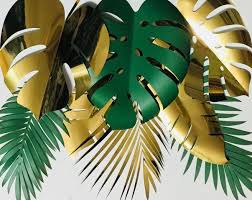 Pin On Jamel Love Paper Tropical Jungle Theme Party Decorations