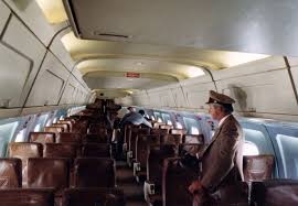 Braniff Dc 8 Cabin Airline Interiors Aircraft Interiors Airplane Interior