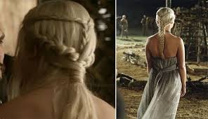 Daenerys has super textured hair, so the more curls the better. Game Of Thrones Hairstyles Khaleesi Braids Hairstyle Tutorial Hair Romance
