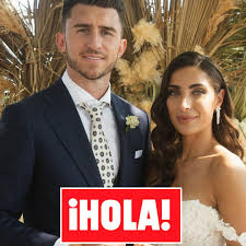 Aymeric Laporte y Sara Botello: el vestido de la novia y los secretos de la  boda