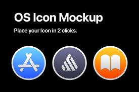 Os Icon Template Mockup Psd Mockup Psd Mockup Templates