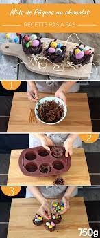 D'autres idées de desserts pour pâques des plus faciles au plus originales arrivent très vite sur le blog ! Recette Nids De Paques Au Chocolat Noir En Video Recette Nid De Paques Gateau De Paques Facile Chocolat Paques