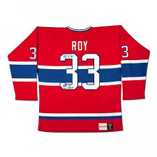 Shop montreal canadiens official licensed mens and womens jerseys collection featuring adidas authentic, reverse retro, classics, and fanatics special edition breakaway, and vintage jerseys. Patrick Roy Autographed Inscribed Red Mitchell Ness Vintage Canadiens Hockey Jersey