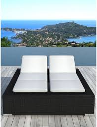 Parce Qu A Deux C Est Mieux Voici Le Bain De Soleil Double Darwin De Delorm Design En Resine Tressee Spec Bain De Soleil Double Bain De Soleil Fauteuil Jardin