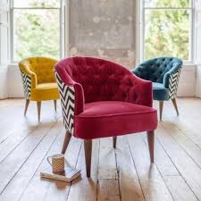 Crimson Velvet Jazz Tub Chair Myakka Co Uk Myakka Patterned Chair Upholstered Chairs Leather Dining Chairs