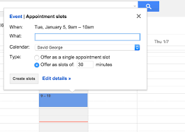The appointment slots feature in google calendar can deliver both of these things. Google Calendar Appointment Slots Notifications Renewdata