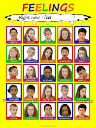 feelings chart i really like that it has real kids