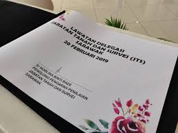 Pegawai perancang bandar dan desa j41 4. Lawatan Rasmi Jabatan Tanah Dan Survei Sarawak Institut Penilaian Negara