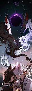 Kitsune Anime Wallpaper Anime Art Fox Art