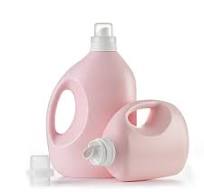 1.2L/2.5L HDPE Plastic Cleanser Bottle 2.4KG/5KG Washing Liquid Laundry Detergent Bottles Customizable