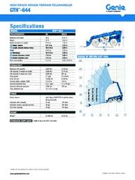 Telehandlers Specifications Cranemarket Page 19