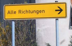 Bildergebnis für SChild Alle Richtungen