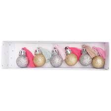 Personnalisez vos boules de noël ou autres accessoires de décoration pour les fêtes et obtenez plus de visibilité. 6 Mini Boules De Noel A Paillettes Et Pompons Fluo