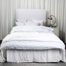 Renhe bettkopfteil hussen kopfteilbezug dehnbar bett kopfteil staubdicht abdeckung sanft elastische kopfteilbezug schlafzimmer dekor grau 150cm. Charme De Provence Betthussen Aus Leinen Hussenmobel Flamant Flamant Online Shop