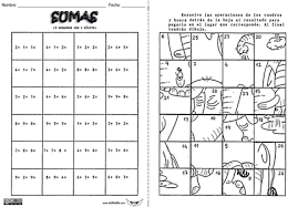 Image result for ficha de sumas horizontales