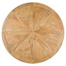 Blaise Rustic French Star Wood Round Dining Table Round Wood Dining Table Reclaimed Wood Round Dining Table Round Dining Table