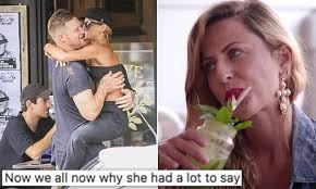 Blonde getting affectionate with MAFS Dean in Feb is 'Michelle'