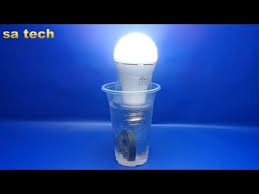 Water With Light Bulb Using Salt Water And Mini Magnets Free Energy 100 Youtube Magnet Experiments Free Energy Projects Free Energy