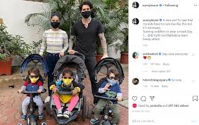 Sunny leone has always stunned us with her looks and charm. Sunny Leone And Family Seem Fully Prepared To Deal With Coronavirus Crisis
