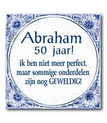 Abraham 50 Jaar Tegels Abraham 50 Jaar Cadeauwarenshop Nl