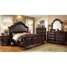 Furniture Of America Esperia 4 Piece Bedroom Set Comes With The Bed Night Stand Dresser And Mirror This Is Bedroom Set Bedroom Sets Queen King Bedroom Sets
