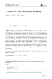 I will be supporting germany as they have the best players ever in the euros. Pdf An Institutional Analysis Of The Europe 2020 Strategy