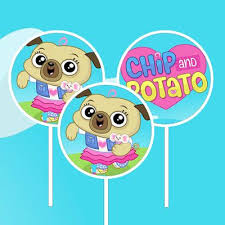 Chip And Potato Birthday Party Printable Files Bday Party Theme Minie Mouse Party Birthday Printables