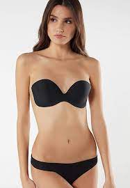 Soutien gorge bandeau dos transparent. Intimissimi Soutien Gorge Bandeau Autofixant Dos Transparent Amazon Fr Vetements Et Accessoires