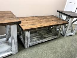 Please send me your city, state and zip for. White Farmhouse Coffee Table And End Tables Novocom Top