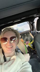 Our beautiful AMBR puppy Sunflower. It's hard to believe she was in a  shelter. We are so grateful we were able to adopt her. She is so sweet!