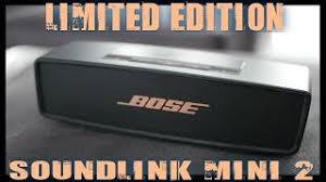 View and download bose soundlink mini bluetooth speaker ii owner's manual online. Bose Soundlink Mini 2 Limited Edition Schwarz Kupfer Schwarz Gold Unboxing Review Youtube