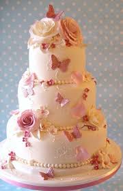 Lilac filigree, purple ribbon an butterfly wedding cake. Pin By Katja Klose On Dream Wedding Garden Wedding Cake Wedding Cakes With Flowers Butterfly Wedding Cake