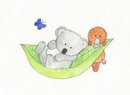 Reserved Nursery Art Set Of Three Australian Animals Watercolour Paintings Kangaroo Wombat And Koala Nursery Art Nursery Art Set Watercolor Animals