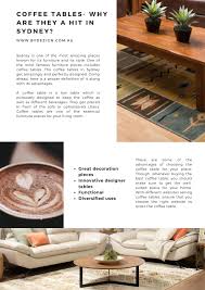 Wayfair is the perfect place to buy a coffee table, end table, or console table online. Coffee Tables Why Are They A Hit In Sydney By Bydezignfurniture Issuu