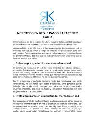 Estará disponible para usted en los próximos días. Redes De Mercadeo En Pdf