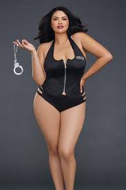 Swat Me Plus Size Lingerie Costume