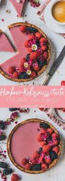 Himbeer Kokos Tarte Rezept Himbeeren Rezepte Und Tarte