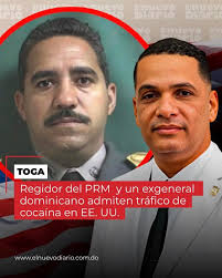 El regidor por el Distrito Nacional, Edickson Herrera Silvestre, electo por  el Partido Revolucionario Moderno (PRM), y el general retirado de la  Policía, William Durán Jerez, se declararon culpables de participar en