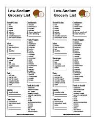 Also, there is nothing in the cookbook. Low Sodium Grocery List Printable Instant Download Etsy Heart Healthy Recipes Low Sodium Low Iodine Diet Low Sodium Snacks