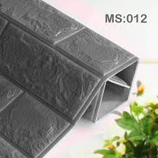 Xốp Dán Tường 3D Màu Ghi Xám - Giấy Dán Tường Đà Nẵng