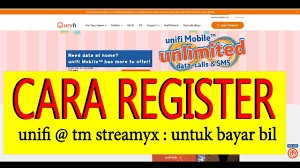 Dari beberapa cara daftar paket internet im3 berikut, pilihlah metode yang menurut kamu paling sesuai untuk dilakukan. Cara Register Tm Unifi Untuk Bayar Bil Youtube