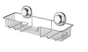 Sanno Bathroom Shower Caddy Bath Shelf Storage Combo Organizer No Damage Suction Cup Rustproof Wire Basket For Kitchen Bath Shelf Shower Caddy Shower Shelves