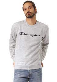 Champion pullover are ideal for any occasion, be it adventuring, jogging, a quick run to the stores champion pullover can also be a fun and quirky way of expressing your personality and interests. Champion Crewneck Sweatshirt Sweatshirt Fur Herren Grau Planet Sports