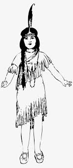 Free online coloring pages for adults printable coloring and drawing. Native American Girl Native American Woman Coloring Page Png Image Transparent Png Free Download On Seekpng