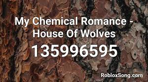 My chemical romance roblox ids. My Chemical Romance House Of Wolves Roblox Id Roblox Music Codes