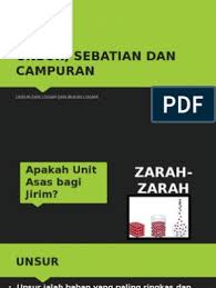 Bahan yang terdiri daripada dua atau lebih unsur atau sebatian yang bercampur secara fizikal. U Xrfbo9bu1nem